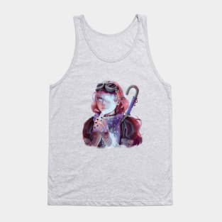 A Girl and her Moon Snake Tank Top